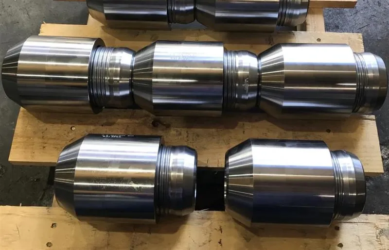 Machined steel cylindrical components produced in the Hapco machine shop